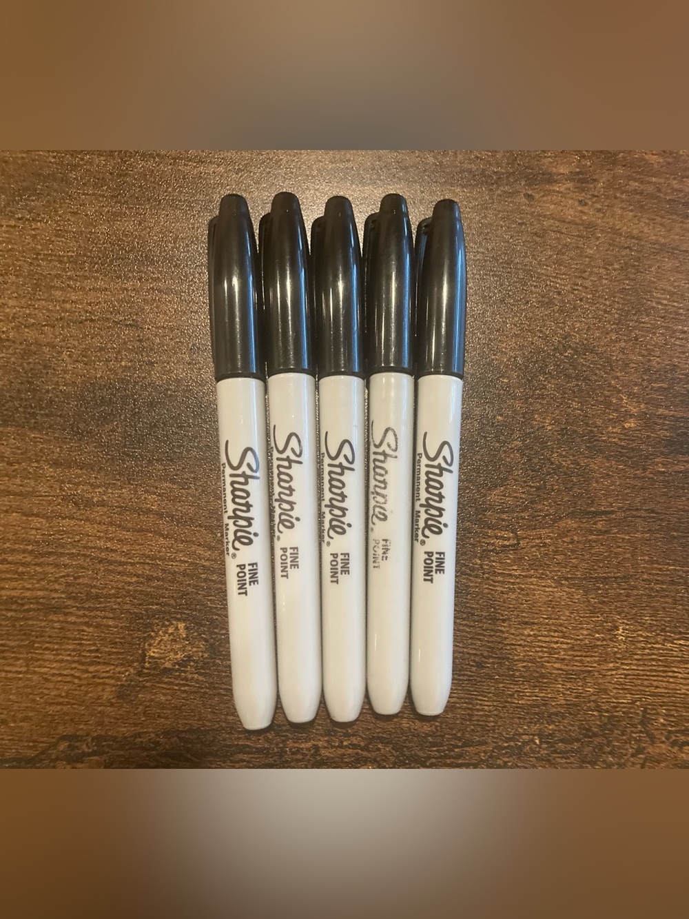 Sharpie Fine Point Permanent Marker Set - Black (5 Pack)